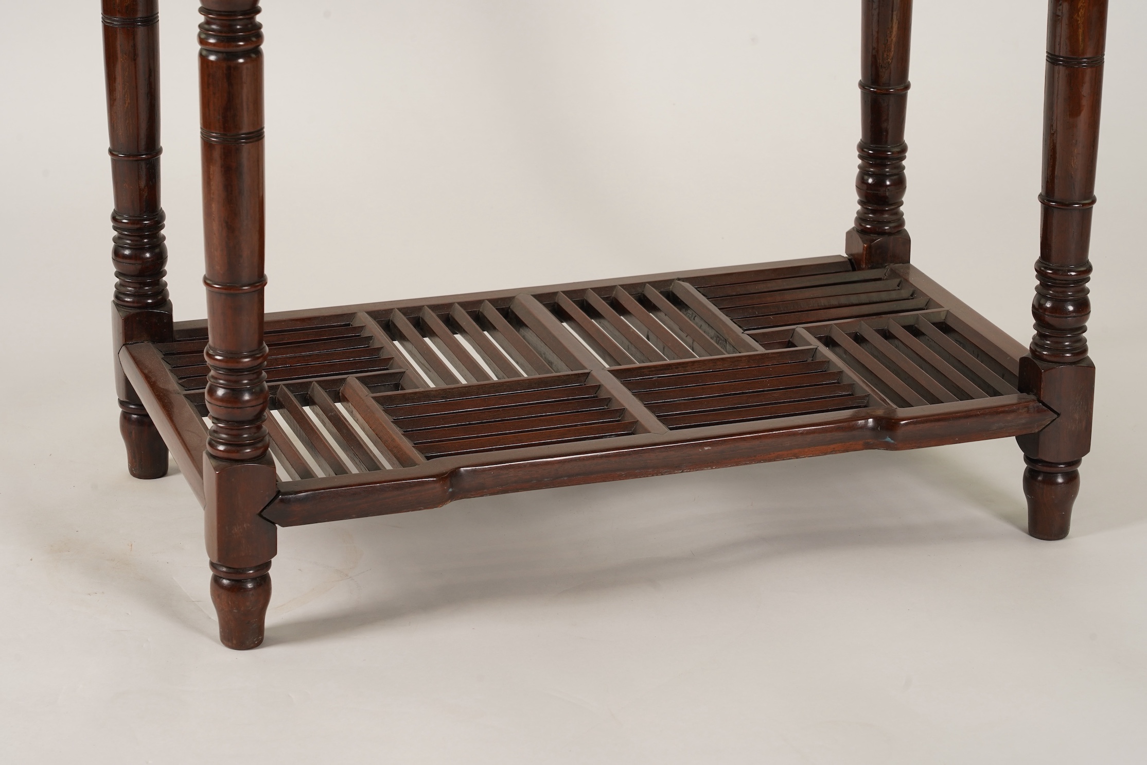 A Chinese hongmu dressing table, 19th century